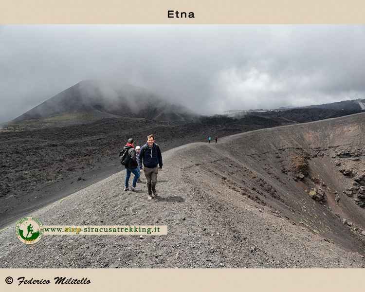 Percorso cratere Etna